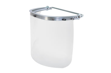 Image of MCR Safety Face Shield Bracket For Cap-Style Hardhats Lightweight Aluminum, Silver, One Size, 102