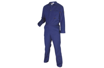 Image of MCR Safety Flame Resistant Contractor Coverall, 100% Cotton, Royal Blue, 36 TALL, CC1B36T