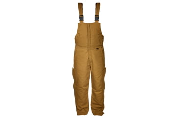 Image of MCR Safety BP4TXL Flame Resistant Insulated Bib Overall, Modacrylic Quilted Lining, 100% Cotton Duck, Tan, XL, BP4TXL