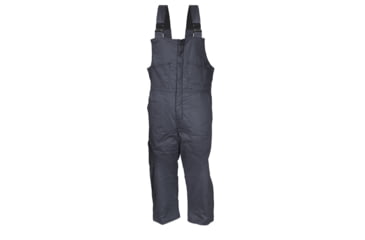 Image of MCR Safety Flame Resistant Insulated Bib Overall, Modacrylic Quilted Lining, 88% Cotton 12% Nylon, Gray, M, BP3GM