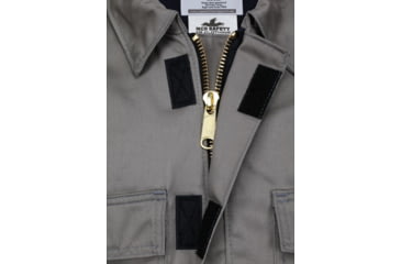 Image of MCR Safety Flame Resistant Insulated Chore Coat, Modacrylic Quilted Lining, 100% Cotton Outer, Gray, XL, CHC1GXL