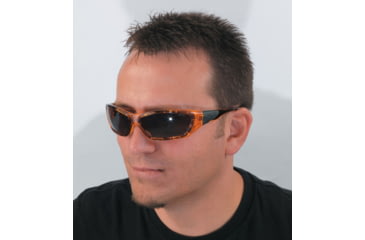Image of MCR Safety ForceFlex FF1 Series Safety Glasses, Lenses Molded Into Flexible TPU Frame, Silver Mirror, One Size, FF137