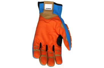 Image of MCR Safety ForceFlex Mechanics Gloves, D3O Back of Hand and Padded Palm, Two-way Spandex Back, MaxGrid Reinforced Palm, Tan, XX - Large, FF2930XXL