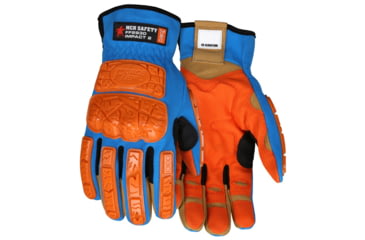 Image of MCR Safety ForceFlex Mechanics Gloves, D3O Back of Hand and Padded Palm, Two-way Spandex Back, MaxGrid Reinforced Palm, Tan, XX - Large, FF2930XXL