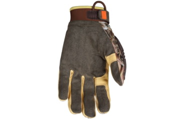 Image of MCR Safety ForceFlex Mechanics Work Gloves, Palm Reinforced with D3O, TPR Back of Hand Protection, Thinsulate Lined, Water and Wind Proof Bladder, Brown, X - Large, MO200XL
