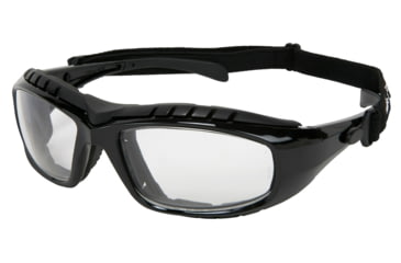 Image of MCR Safety HDX1 Series Safety Glasses, UV-AF Anti-Fog Coating, Removable Elastic Strap, Clear, One Size, HDX110AF