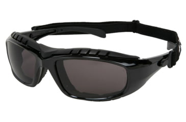 Image of MCR Safety HDX1 Series Safety Glasses, UV-AF Anti-Fog Lens Coating, Removable Elastic Strap, Gray, One Size, HDX112AF