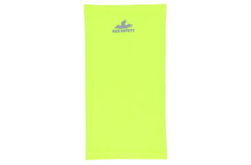 Image of MCR Safety Hi-Vis Neck Gaiters, Single Layer 100% Poly, Lime, One Size, HVG8