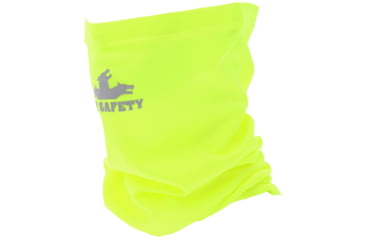 Image of MCR Safety Hi-Vis Neck Gaiters, Single Layer 100% Poly, Lime, One Size, HVG8