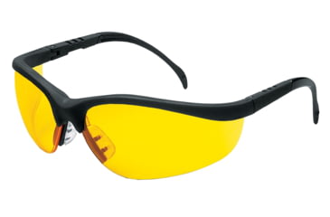 Image of MCR Safety Klondike KD1 Series Safety Glasses, Adjustable Temple Length, Amber, One Size, KD114