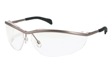 Image of MCR Safety Klondike KD2 Series Safety Glasses, Lightweight Metal Frame, Adjustable Nose Pads, Clear, One Size, KD210