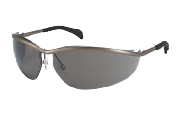 Image of MCR Safety Klondike KD2 Series Safety Glasses, Lightweight Metal Frame, Adjustable Nose Pads, Gray, One Size, KD212