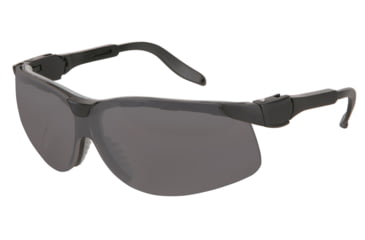 Image of MCR Safety Klondike KD5 Series Safety Glasses, Soft Secure TPR Nose Piece, Adjustable Ratcheting Temples, Gray, One Size, KD512