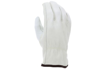 Image of MCR Safety Leather Drivers Work Glove, CV Grade Cow Grain, Keystone Thumb, Beige, Medium, 32113M