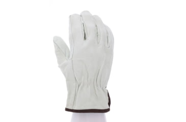 Image of MCR Safety Leather Drivers Work Gloves, CV Grade Grain Cow, Straight Thumb, Beige, X - Large, 32013XL
