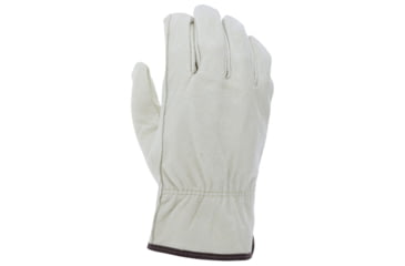 Image of MCR Safety Leather Drivers Work Gloves, Select Grade Unlined Grain Pigskin, Keystone Thumb, Beige, Large, 3401L