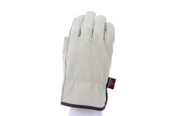 Image of MCR Safety Leather Drivers Work Gloves, Select Grain Unlined Cow Leather, Keystone Thumb, Beige, X - Small, 3211XS