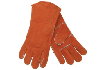 Image of MCR Safety Leather Welding Work Gloves, Premium Shoulder Leather, Russet, X - Large, 4300N
