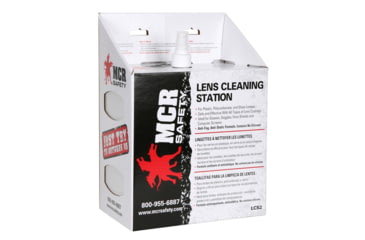 Image of MCR Safety Lens Cleaning Station 16 Ounce Solution In Spray Bottle 4 Boxes Of 300 Tissues, One Size, LCS2