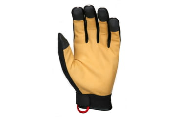 Image of MCR Safety Mechanics Gloves, Synthetic Grain Deerskin Palm and Fingers, Gold, Large, MD100L