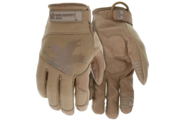Image of MCR Safety Mechanics Gloves with TaskFit Design, Synthetic Leather Palm, Nylon and Spandex Back, Tan, X - Large, 963XL