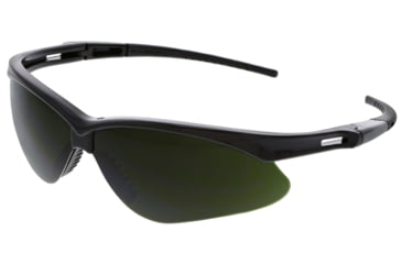 Image of MCR Safety Memphis Series Welding Filter Shade 5.0 Dark Safety Glasses, Wrap Around Lens Design, Gray G14, One Size, MP112G