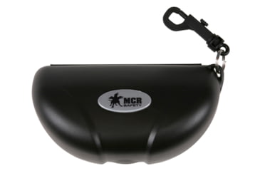 Image of MCR Safety Molded Eyeglass Case w/Belt Loop Hook, Black, One Size, 207