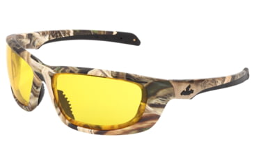Image of MCR Safety Mossy Oak Blades Swagger UD1 Series Camouflage Safety Glasses, Ultra Defense Ballistic Impact Protection, MAX6 Anti-fog Coating, Amber, One Size, MOUD114PF