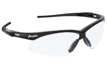 Image of MCR Safety MPH20 Memphis Series Bifocal Readers Safety Glasses, 1.5 Diopter Lenses, Wrap Around Lens Design, Clear, One Size, MPH20