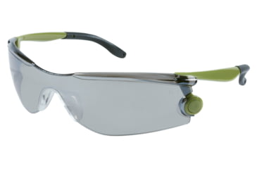 Image of MCR Safety MT1 Series Safety Glasses, Rotating Temples, Non-Slip TPR Temple Grip and Nose Piece, Silver Mirror, One Size, MT127