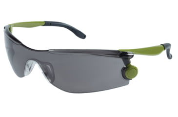 Image of MCR Safety MT122 MT1 Series Safety Glasses, Rotating Temples, Non-Slip TPR Temple Grip and Nose Piece, Gray, One Size, MT122