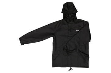 Image of MCR Safety Navigator Breathable Poly/PU Jacket with Attached Hood, Black, 3X, 597JHX3