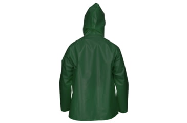 Image of MCR Safety Navigator Series Waterproof Rain Jacket, .25mm TPU/Nylon, Attached Hood, Green, L, 568JHL