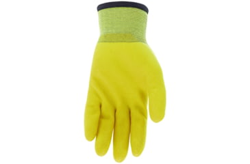 Image of MCR Safety Ninja Ice Insulated Work Gloves, Hi-Vis 15 Gauge Lime Nylon with Acrylic Terry Interior, Over The Knuckle Coated with HPT, Hi-Vis Lime, Medium, N9690HVM