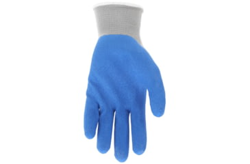 Image of MCR Safety NXG Work Gloves, 13 Gauge Nylon Shell, Foam Latex Palm and Fingertips, Blue/Gray, X - Large, 96731XL