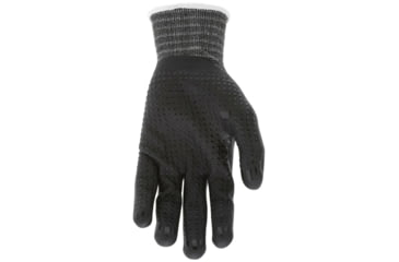 Image of MCR Safety NXG Work Gloves, 15 Gauge Nylon Spandex Shell, Bi-Polymer Coated Palm, Fingers, and Over Knuckles, Nitrile Dotted Palm, Black, X - Large, MG9694XL