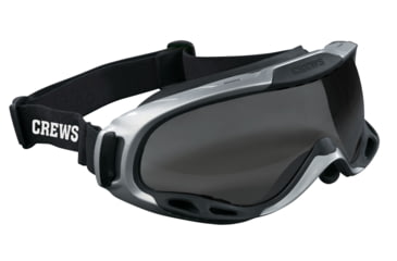 Image of MCR Safety PGX1 Series Safety Goggles, UV-AF Anti-Fog Lens, Adjustable Elastic Strap, Gray, One Size, PGX112AF