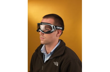 Image of MCR Safety PGX110AF PGX1 Series Safety Goggles, UV-AF Anti-Fog Lens, Adjustable Elastic Strap, Clear, One Size, PGX110AF
