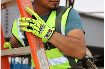 Image of MCR Safety Predator Impact 1 Maxgrid Hiviz Cutpro - PD4900XXXL