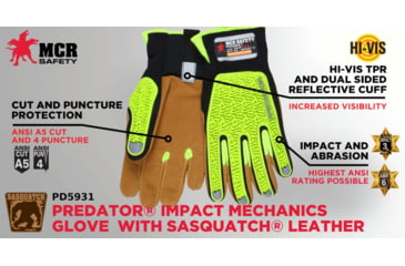 Image of MCR Safety Predator Impact 3 Sasquatch Cutpro - PD5931L
