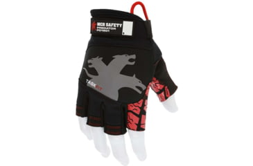 Image of MCR Safety Predator TaskFit Mechanics Fingerless Gloves, 2XL, PD1901XXL