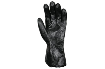 Image of MCR Safety PVC Coated Work Gloves, Single Dipped with Rough PVC, Soft Interlock Lining, 12in Length, Black, Large, 6212R