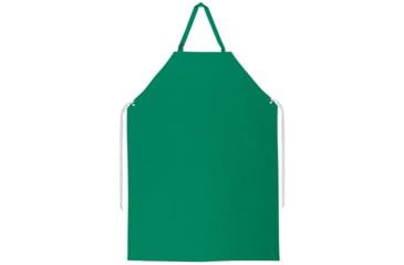 Image of MCR Safety PVC Poly Apron, .45 mm Thickness, Sewn Edges, Green, One Size, 368R5