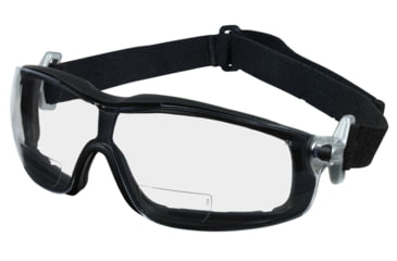 Image of MCR Safety RT1 Series Bifocal Readers Safety Glasses, AV-AF Anti-Fog Coating, 2.5 Diopter Lens, Clear, One Size, RTH25AF