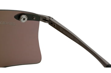 Image of MCR Safety Rubicon T4 Series Safety Glasses with Lens Curved Frameless Lens Design, Emerald Mirror, One Size, T411G