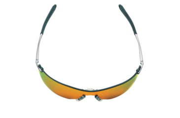 Image of MCR Safety Rubicon T4 Series Safety Glasses with Lens Curved Frameless Lens Design, Fire Mirror, One Size, T411R
