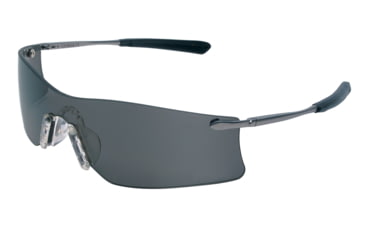 Image of MCR Safety Rubicon T4 Series Safety Glasses with Lens UV-AF Anti-Fog Coating Curved Frameless Lens Design, Gray, One Size, T4112AF
