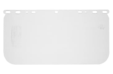 Image of MCR Safety Safety Face Shield Single Matrix Replacement Window. Impact Resistant Polycarbonate, .040 Inches in Thickness, Clear, One Size, 487400