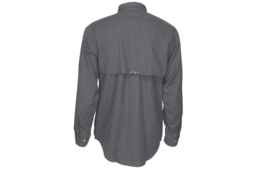 Image of MCR Safety Summit Breeze Flame Resistant Shirt, 5.5oz Inherent Blend, Long Sleeve with Vented Underarms and Back, CAT 2, Gray, S, SBS1001S