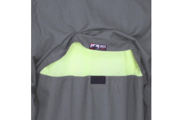 Image of MCR Safety Summit Breeze Flame Resistant Shirt, 5.5oz Inherent Blend, Long Sleeve with Vented Underarms and Back, CAT 2, Gray, S, SBS1001S